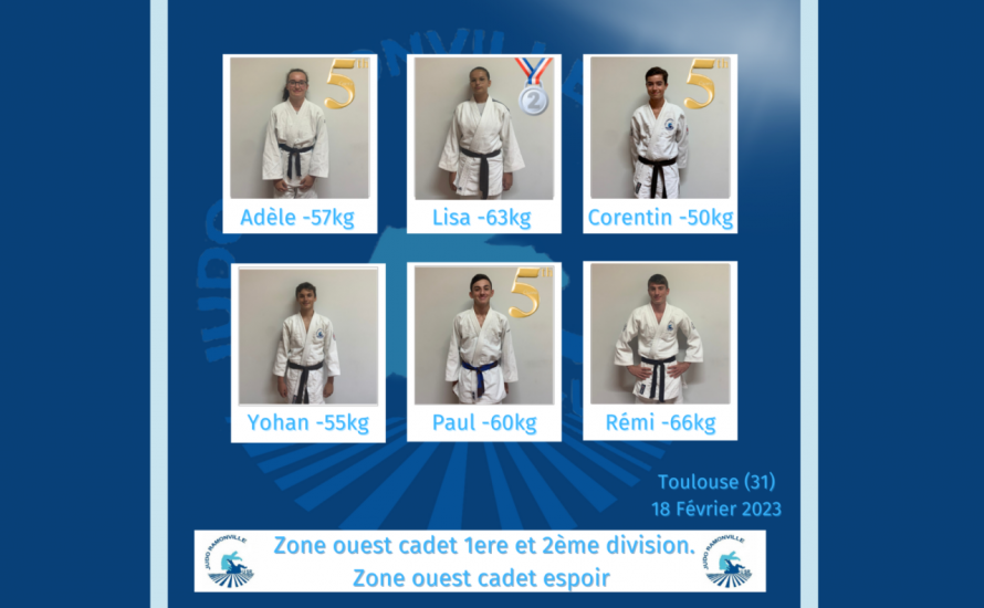 zone ouest cadet 1-2 division et espoir