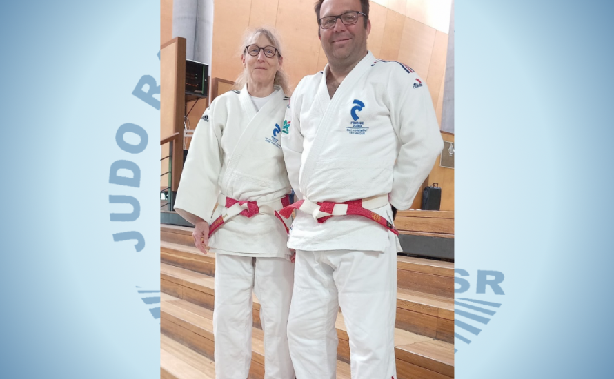 Martine juge national pour le les passages de grades 5e dan