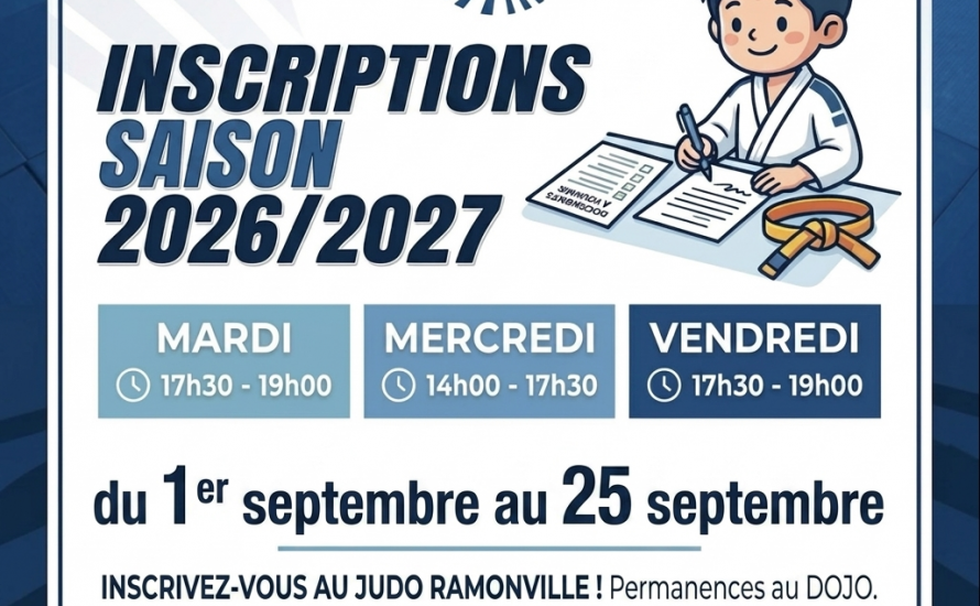 INSCRIPTIONS    2026 - 2027
