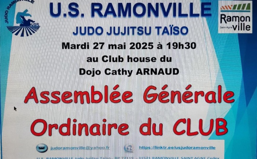 ASSEMBLEE GENERALE DU CLUB 27 MAI 2025